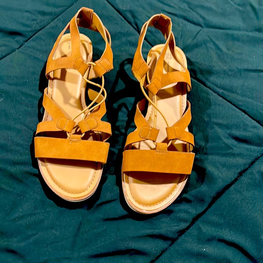 Two pair of shoes!!! Time tru shoe and American eagle shoe.